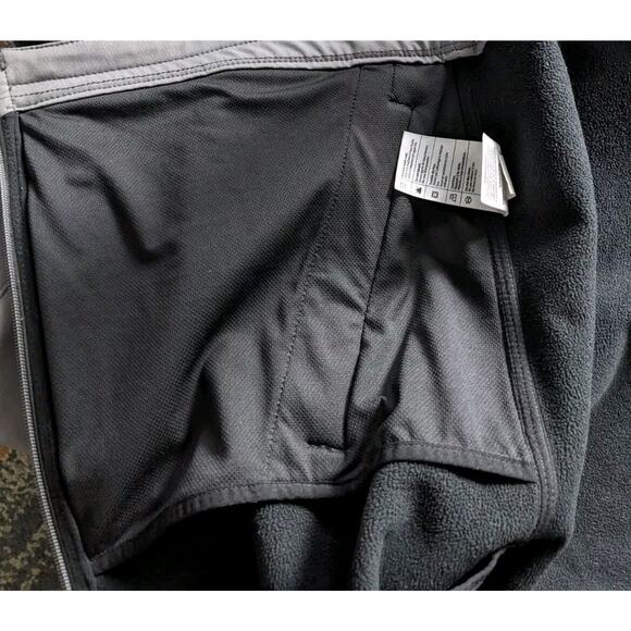 Carhartt Rain Defender Waterproof Zip Grey Jacket Sz L Excellent Must Touch It! - Picture 5 of 9